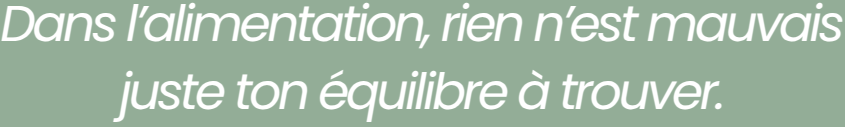 Dététicienne nutritionniste Pau Ellen Vilz Equilibre alimentaire